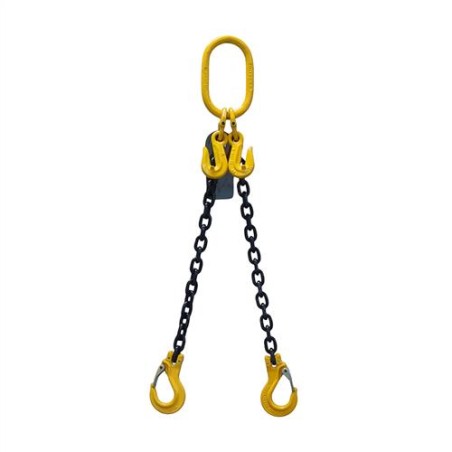 G80 Double Chain Sling - 10mm X 4mtr Length 5500kg