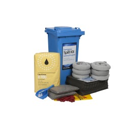 Spill Kit 120l Wheeled Bin Standard Response Kit