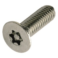 Resytork Machine Thread Screw M6  X 25mm 304 S/S C/Sunk Head