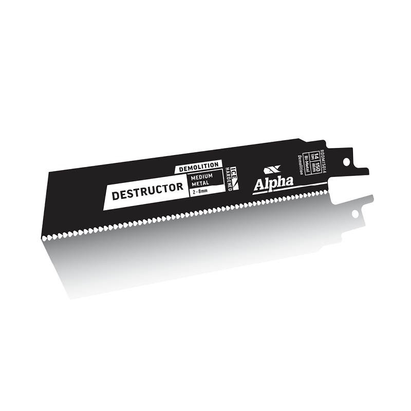 Alpha Recipro Blade Demolition Metal 14 Tpi 150mm 5pk