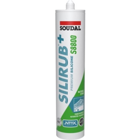 Soudal Silirub 8800 Natural Stone Sealant - Manhattan 310ml