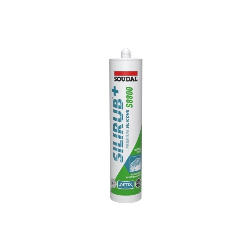 Soudal Silirub 8800 Natural Stone Sealant - Middle Grey 310ml