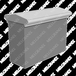 Mouldex Fence Cap Georgian -  90h X 125w X 3000mm