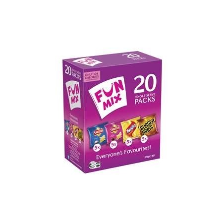 Smith's Potato Chips Variety-Pack Fun Mix - 20 X Serves