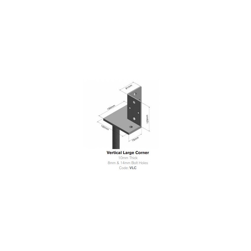 Levelmaster Stump Top Vertical Large Corner