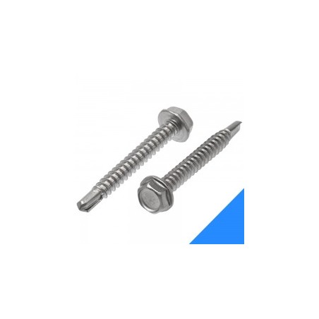 Self Drilling Hex Head Screw Stainless Steel - 10g X 16mm 1000pk