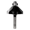 Carb-I-Tool Router Bit Chamfering 45deg 1/2 Shank 15.8mm Cut