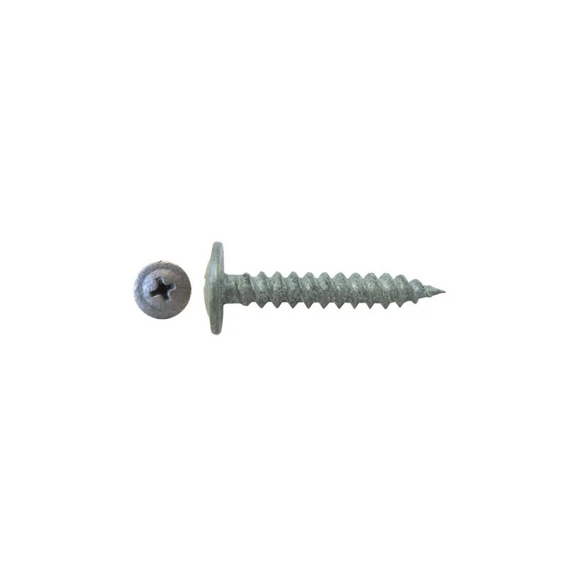 Stitch Screw Button Head Galv 8g X 25mm 100pk