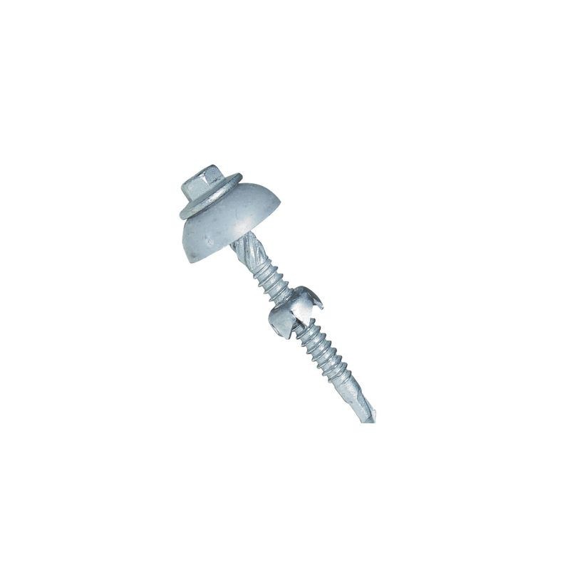 One Shot Metal Fix Hex Head Screw - 12g X 60mm 200pk