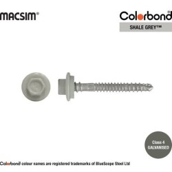 Roofing Screw Zip Shale Grey - 12g X 50mm 1000pk