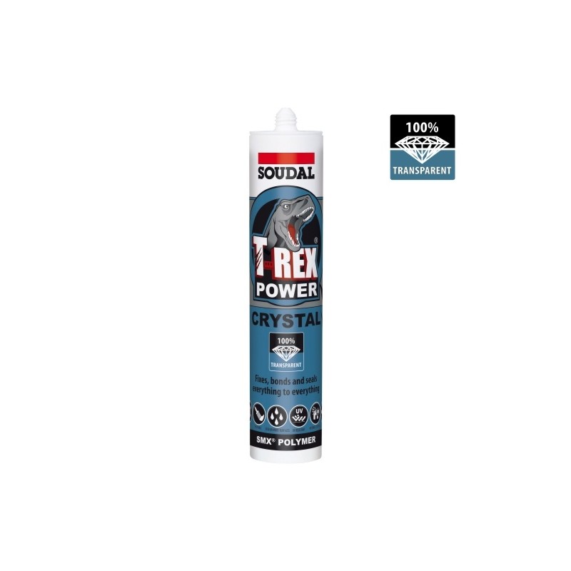 Soudal T-Rex Power Smx Crystal Clear 290ml