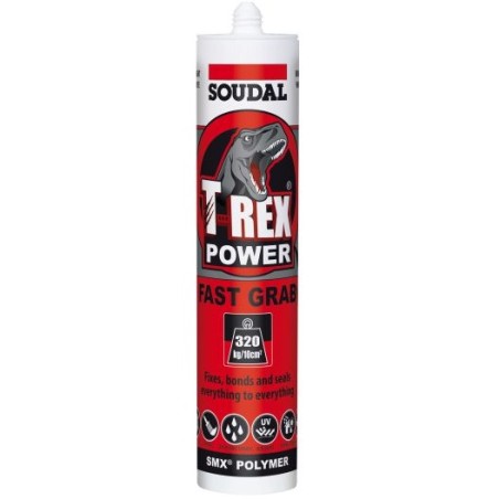 Soudal T-Rex Power Smx Fast Grab Clear 290ml