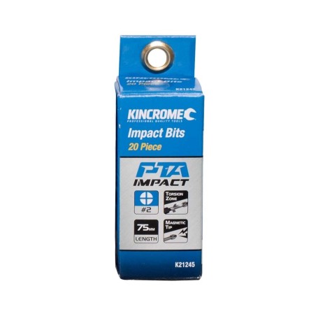 Kincrome Impact Bit Ph2 75mm 20pk