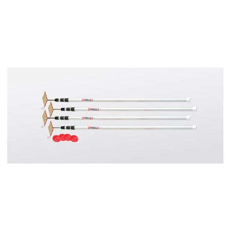 Zipwall Pole Kit 1.4 - 3.8m 4pce