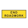 Sign End Roadwork
