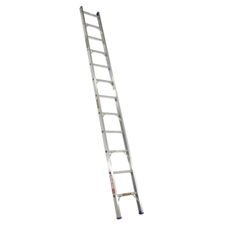 Gorilla Single Builders Ladder Alum. 12ft (3.7m) 140kg