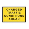 Sign Changed Traffic Conditions Ahead 1200 X 900