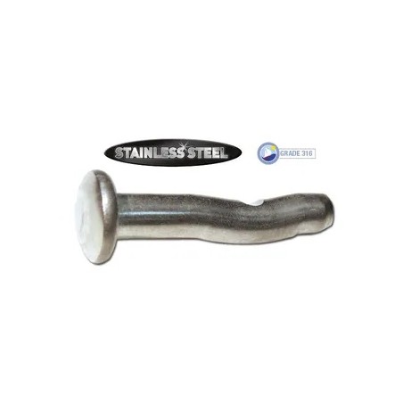 Spike Mush. Head 316 S/S M6.5 X 50mm 100pk
