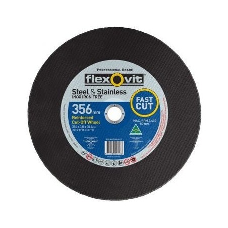 Flexovit Metal Cutoff Wheel 400 X 3.0 X 25.4mm - 10pk