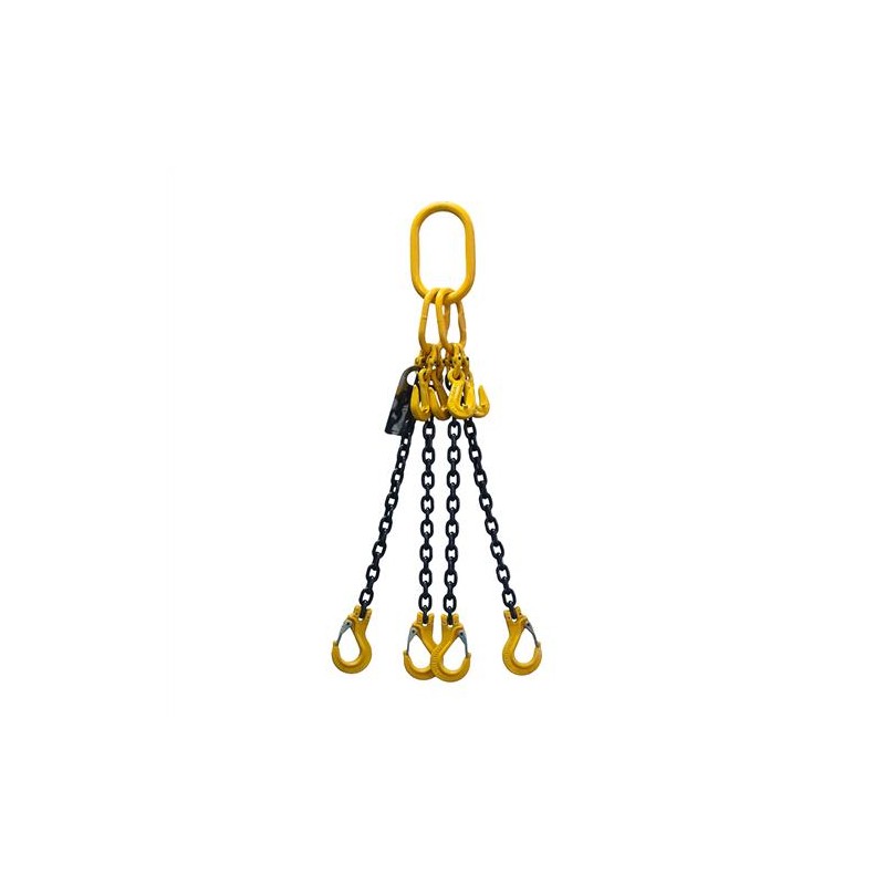G80 Quad Chain Sling - 10mm X 6mtr Length 5500kg