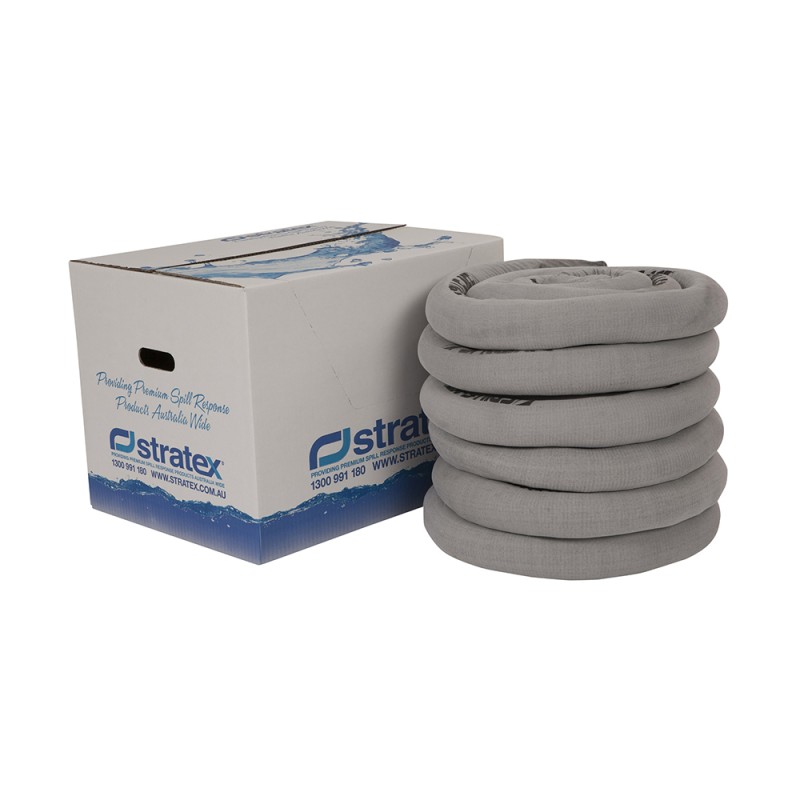 Spill Absorbent Sock General Purpose 80mm X 3.0m (Box 8)