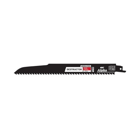 Alpha Recipro Blade Destructor - Wood & Nails 5tpi 230mm 5pk