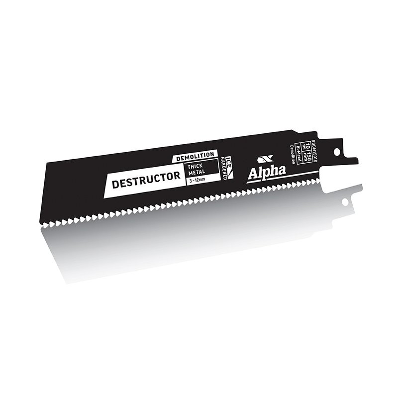 Alpha Recipro Blade Demolition Metal 10tpi 150mm 5pk