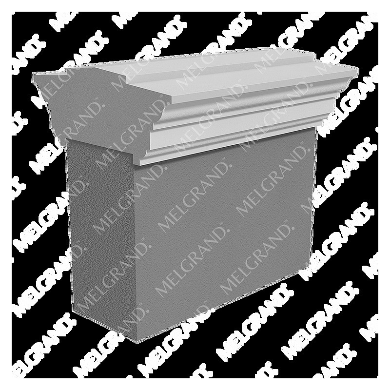Mouldex Fence Cap French Modern -  180h X 240w X 2400mm