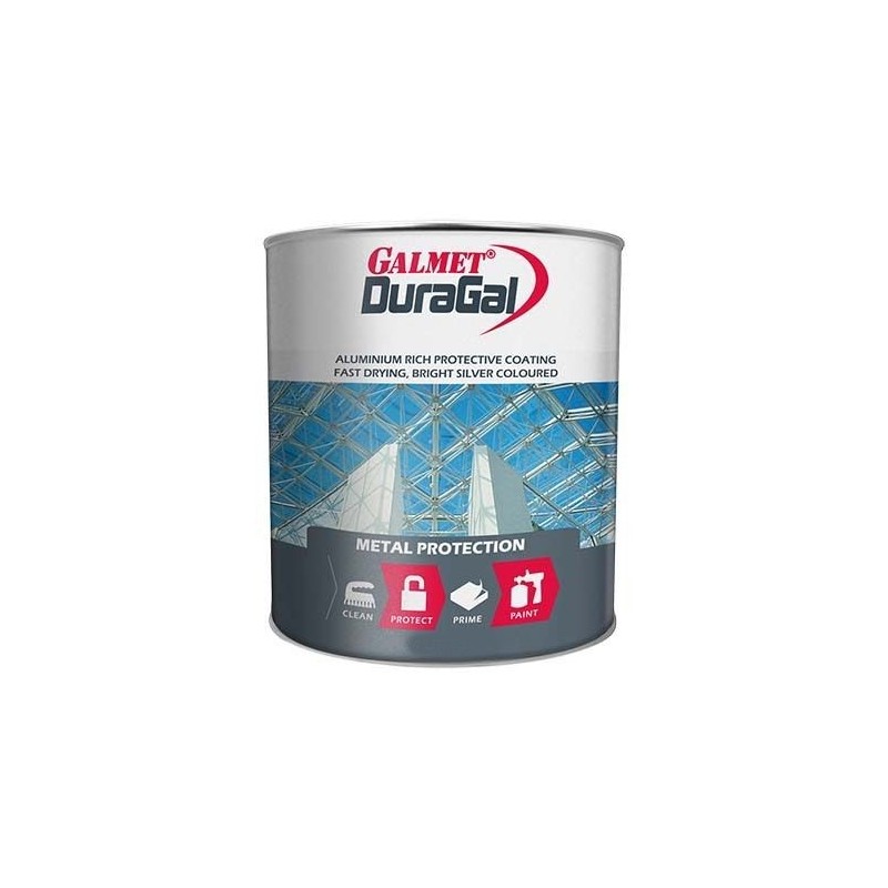 Galmet Duragal Silver Paint 1ltr