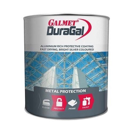 Galmet Duragal Silver Paint 1ltr