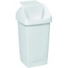 Icon Swingtop Tidy Rubbish Bin 27l White