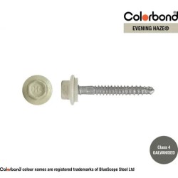 Roofing Screw Zip Evening Haze - 12g X 50mm 1000pk