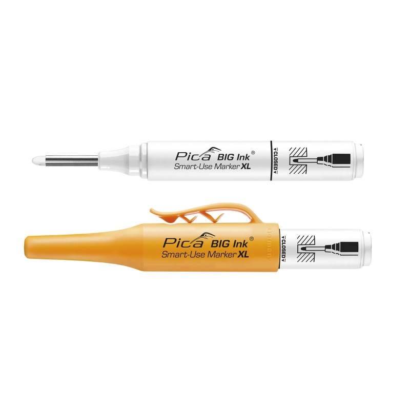 Pica Marker - Big Ink Deep Hole Permanent Marker White