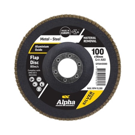 Flap Disc Silver Series Metal 80g X 100mm
