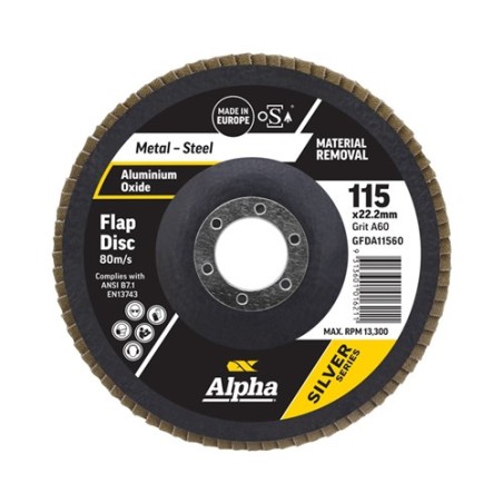 Flap Disc Silver Series Metal 60g X 115mm
